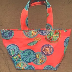 NWOT Consuela Frenchie Grab n Go mini tote pink blue
